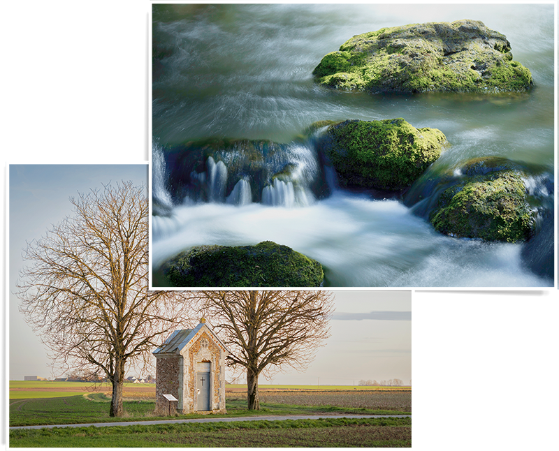 Cartes postales Seine-et-Marne, l'Aubetin à Saint-Augustin et le Vieux saint Augustin.