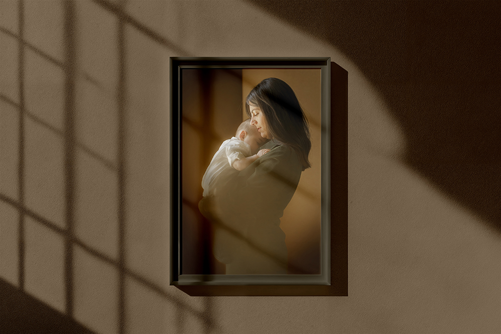 Une photographie encadré avec un papier de haute qualité. Privilégiez des tirages de qualité